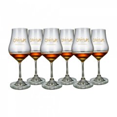 Ophyum 6x degustační skleničky na rum 150ml