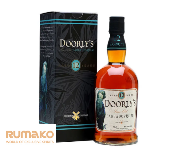 Doorlys 12 YO Gold Barbados Rum 40% 0,7l