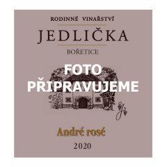 Jedlička André Rosé pozdní sběr 2020 suché 11% 0,75l