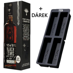 Black Tears Spiced Rum 40% 0,7l s formou na led v dárkové krabičce jako DÁREK