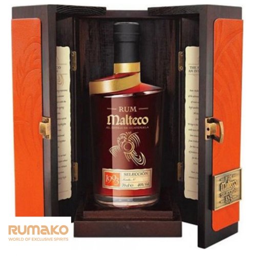 Malteco Selection 1993 Rum 40% 0,7l + Wooden GB