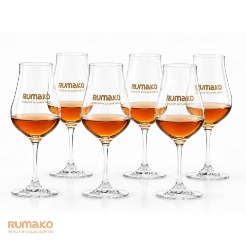 Degustační skleničky Lehmann® s logem RUMAKO  6x 150