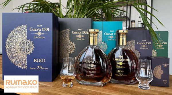 Rum Cueva 1501 Casco Viejo Slásico 8 SC 40% 0,7l  + sklenička jako DÁREK