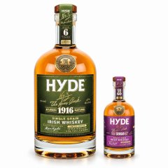 Hyde Whiskey 1916 No.3 Single Grain 6YO bourbon 46% 0,7l + miniatura burgundy