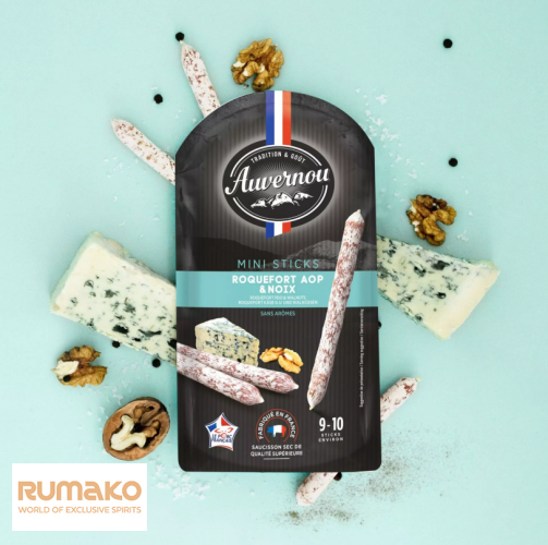 Auvernou Miniklobásky Roqueforte s vlašským ořechem 100g