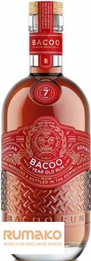Bacoo 7 YO Rum 40% 0,7l v dárkové krabičce