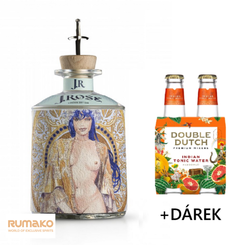 J.Rose London Dry Artisan Gin JR02 43% 0,7l + 4x tonic jako dárek