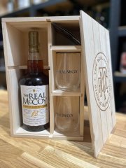 The Real McCoy 12yo Limited Edition Madeira 46% 0,7l v dřevěné dárkové krabici se dvěma skleničkami