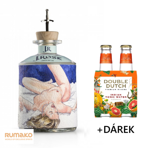 J.Rose London Dry Artisan Gin JR03 43% 0,7l + 4x tonik jako DÁREK
