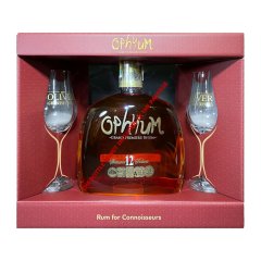 Ophyum 12 Sistema Solera 40% 0,7l v dárkovém boxu se 2 skleničkami-KOPIE
