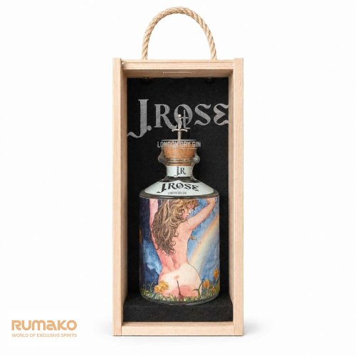 J.Rose London Dry Artisan Gin JR04 43% 0,7l v luxusnín dřevěném boxu