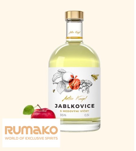 Anton Kaapl JABLKOVICE S MEDOVÝMI VÍČKY 35% 0,5l