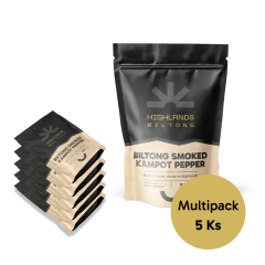 Biltong - Smoked Kampot Pepper 50g - multipack 5 ks