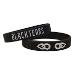 Černý stylový náramek Black Tears