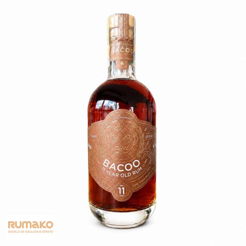 Bacoo 11 YO Rum 40% 0,7l + Tiki pohárek v dárkové krabičce