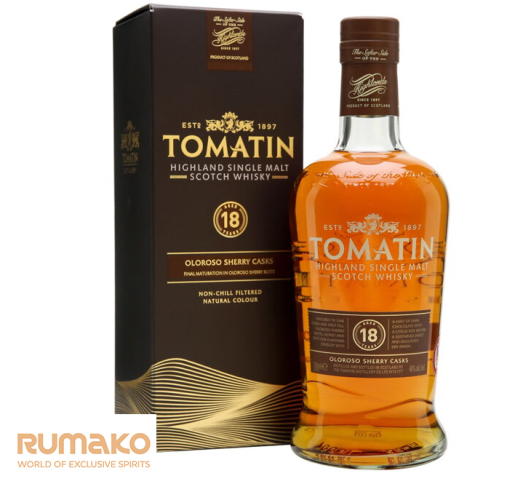 Tomatin 18 YO Oloroso Sherry Casks 46% 0,7l GB