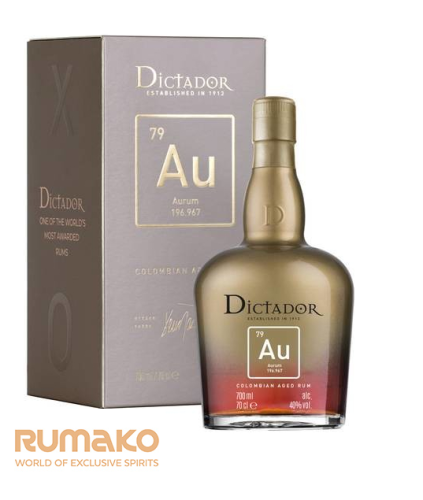 Dictador AURUM Colombian Aged Rum 40% 0,7l v dárkové krabičce
