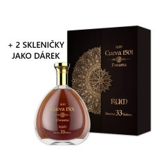 Rum Cueva 1501 33 Sistema Solera 40% 0,7l + 2 skleničky jako DÁREK