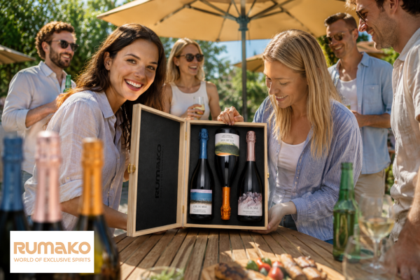 Prosecco bar Col de Mar - bedna plná prosecca