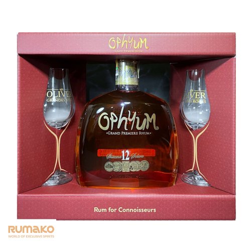 Ophyum 12 Sistema Solera 40% 0,7l v dárkovém boxu se 2 skleničkami