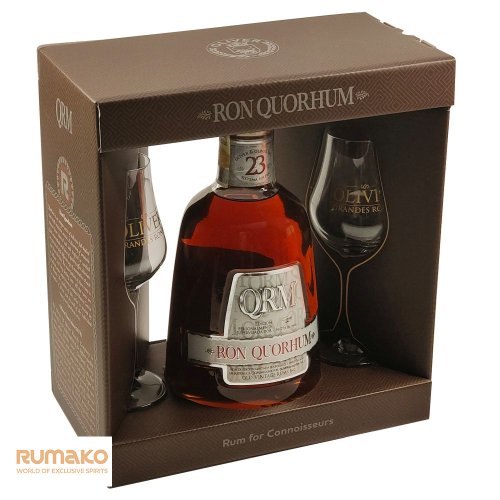 Quorhum 23 Sistema Solera 40% 0,7l v dárkovém boxu se 2 skleničkami