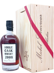 MICHEL COUVREUR WHISKY 2008 single cask 16 ans - last 8 Years in a Colheita Port Cask 50,25% 0,5l v dřevěném boxu