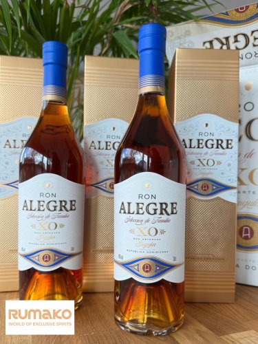 Rum Alegre Selección de Familia XO 40% 0,7l + skleničky RUMAKO jako DÁREK
