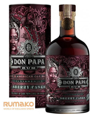Don Papa Rum Sherry Casks 45% 0,7l v dárkové tubě