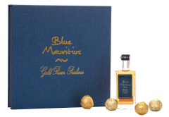 Kazeta s pralinkami Blue Mauritius Gold 40% 0,05l