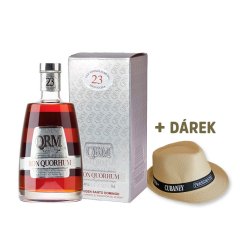 Quorhum 23 Sistema Solera 40% 0,7l v dárkové krabičce + klobouk