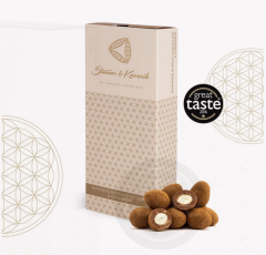 Mandle v mléčné čokoládě se skořicí, 130 g