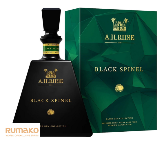 A.H. Riise Black Spinel Spirit Drink 45,2% 0,7l v dárkovém boxu
