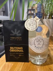 Bacoo White Rum 3 43% 0,7l + Biltong Original jako DÁREK