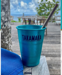 Takamaka plážový hliníkový kelímek