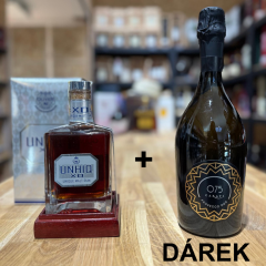 Unhiq XO 42% 0,5l + proseco 075 Carati 0,75l