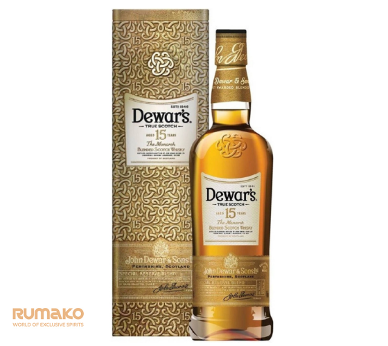 Dewar's 15 Y.O. Blended Scotch Whisky 40% 0,7l v plechové dóze
