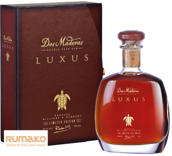 Dos Maderas LUXUS Double Aged Rum Limited Edition 40% 0,7l v dárkové krabičce