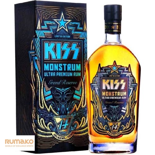 Kiss Monstrum Gran Reserve rum 43% 0,7l with GB