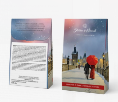 Vánoční mandle v hořké čokoládě a kakau, 90g