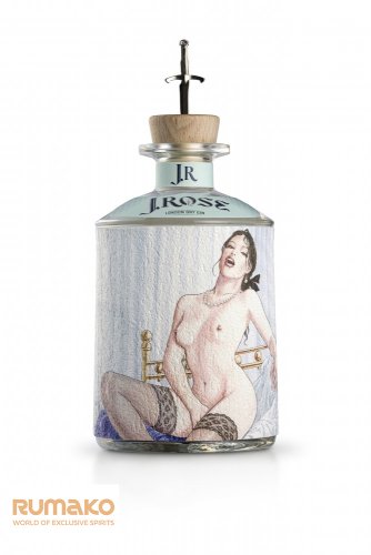 J.Rose London Dry Artisan Gin JR06 43% 0,7l v dárkovém boxu s obrazem a2 skleničkami