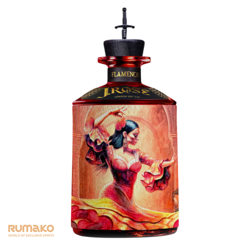 8+1 J.Rose Flamenco Gin 43% 0,7l lahve JR012345689 + Flamenco jako DÁREK