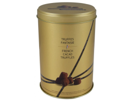 Kakaové lanýže Mathez Fantaisie s chilli 500 g v dárkové plechové dóze