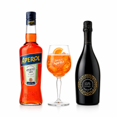 Aperol TRIO (Aperol 0,7l + 075 Carati Prosecco 0,7l + Sklenička)
