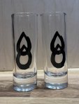 2x Sklenička s logem Black Tears