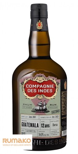 Compagnie des Indes Guatemala 12YO Cask Strength 54,9% 0,7l  v dárkové krabičce