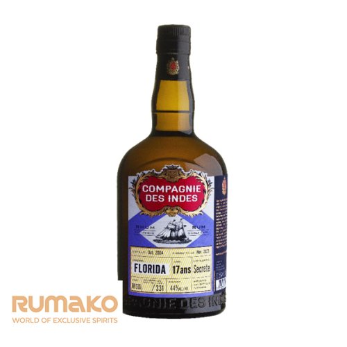 Compagnie des Indes Florida 17YO 44% 0,7l v dárkové krabičce