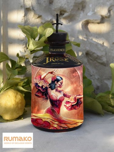 J.Rose London Dry Artisan Gin Flamenco NOVINKA 43% 0,7l