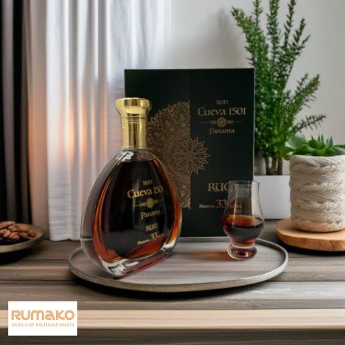 Rum Cueva 1501 33 Sistema Solera  40% 0,7l + 2 skleničky jako DÁREK