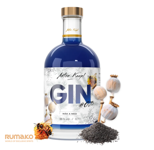 Anton Kaapl Gin 03 Mák a Med 38% 0,5l