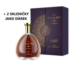 Rum Cueva 1501 12 Sistema Solera 40% 0,7l+ 2 skleničky jako DÁREK